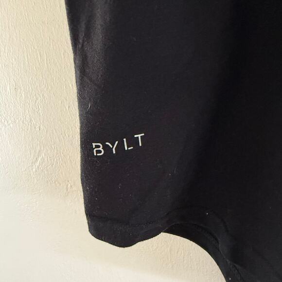 BYLT Basics T Shirts Lot of 2 Drop Cut Men's Size Medium Blue And Black - Picture 6 of 12